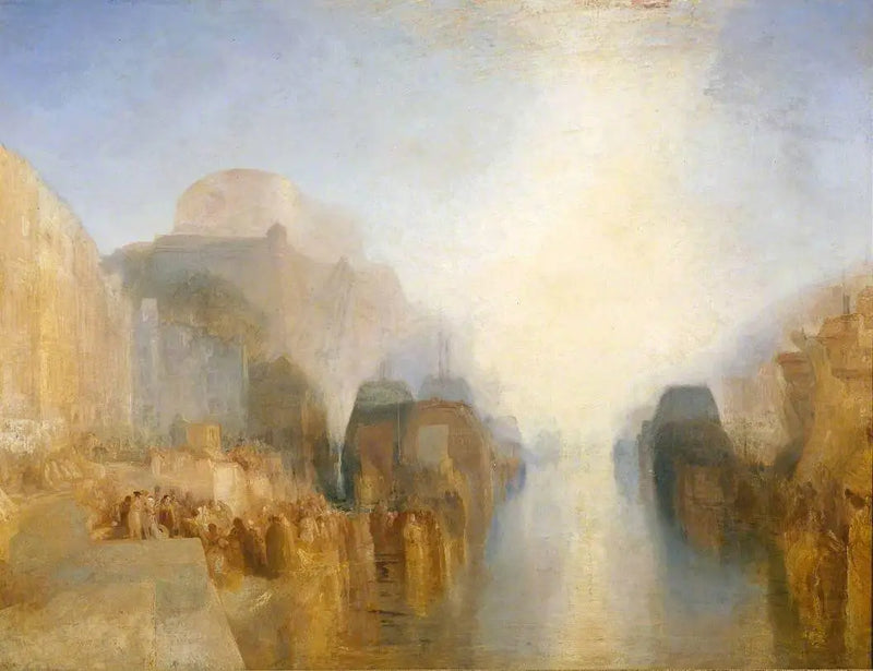 Brest Havn: Kajen og Slottet - J. M. W. Turner