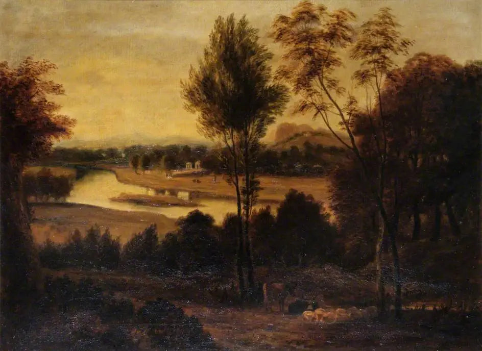 Vue depuis Wick House Richmond Surrey - Joshua Reynolds - Alpha Reproduction