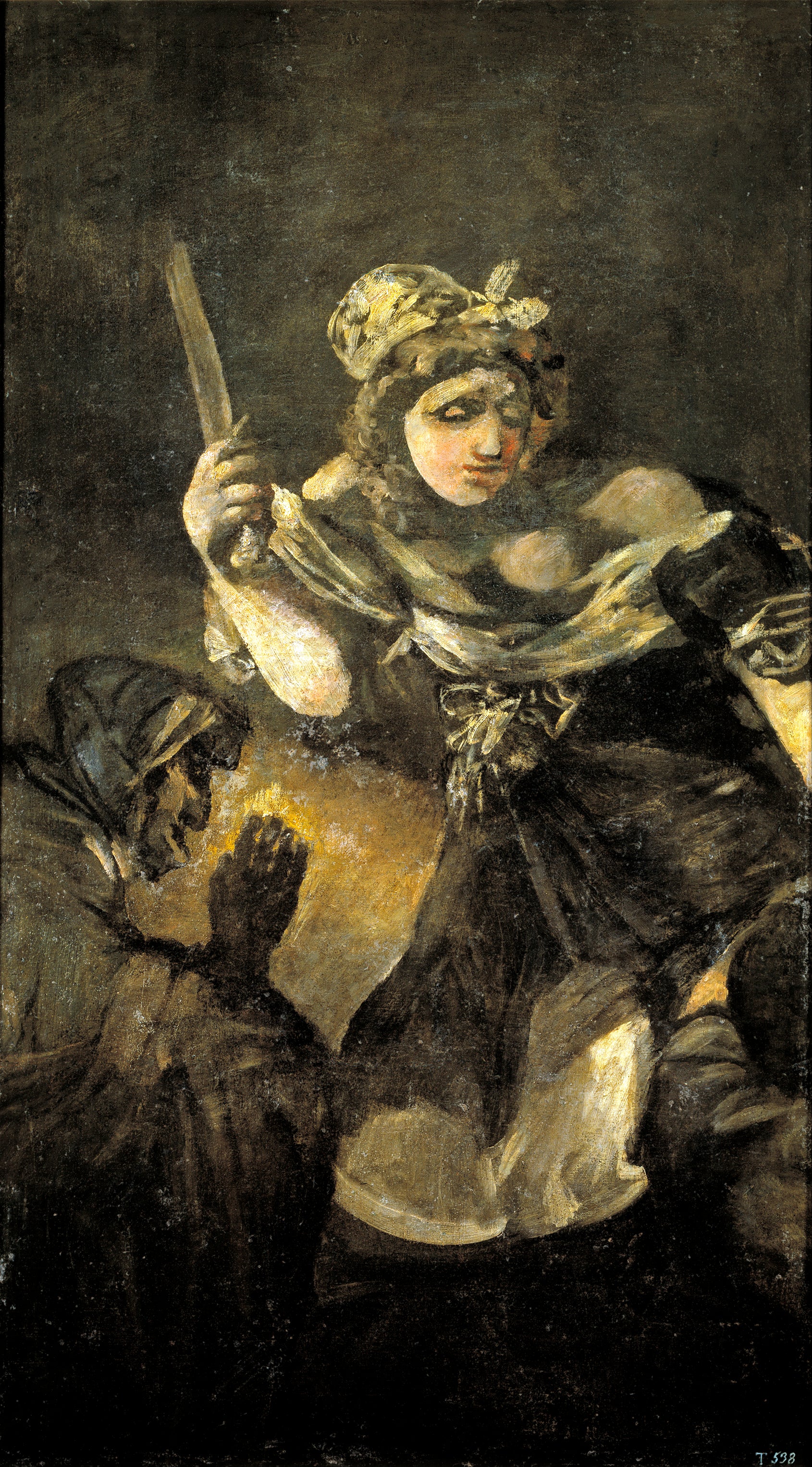 Reproduction du tableau « Judith et Holopherne - Francisco de Goya » par Alpha Reproduction en peinture à l’huile