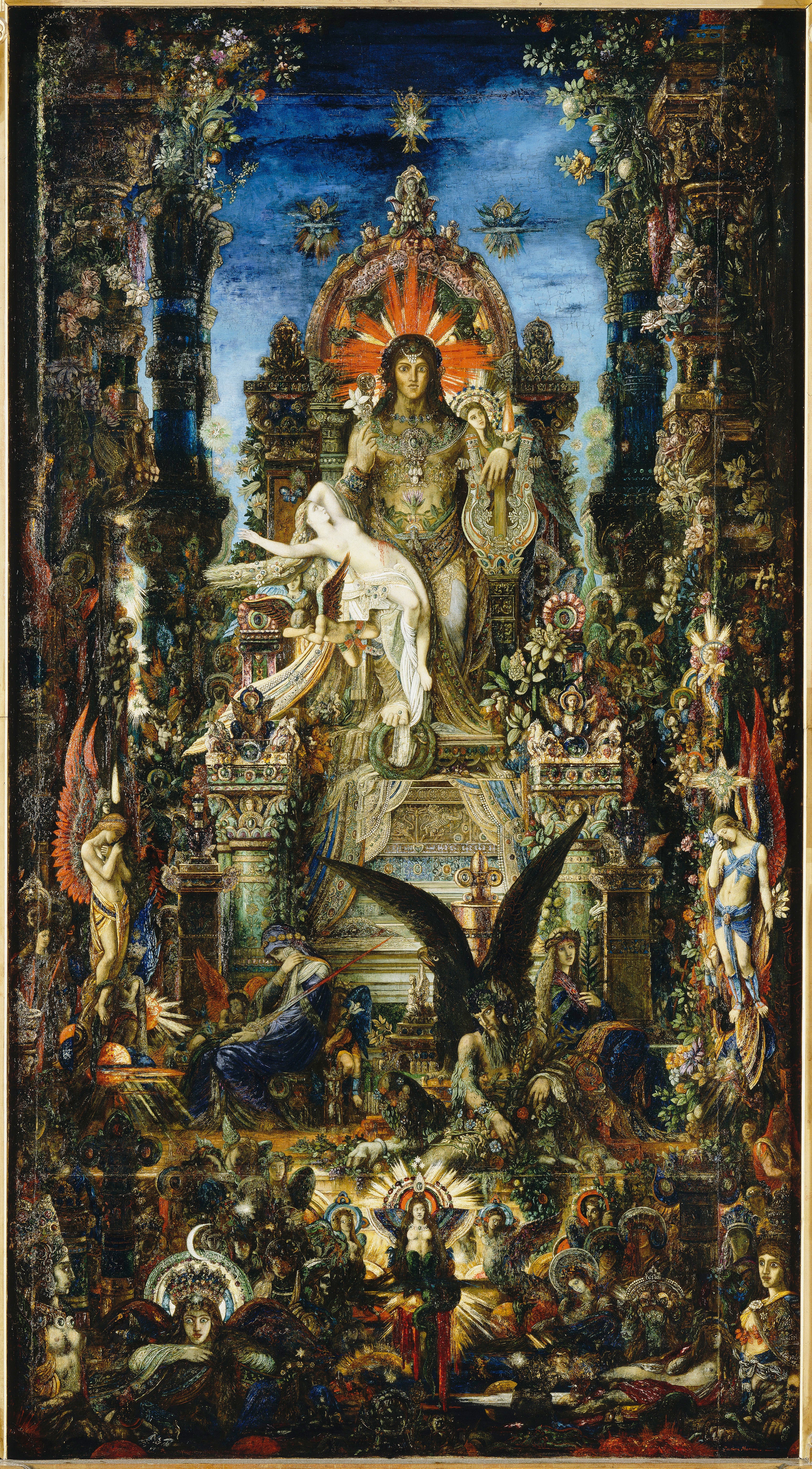 Jupiter og Semele - Gustave Moreau