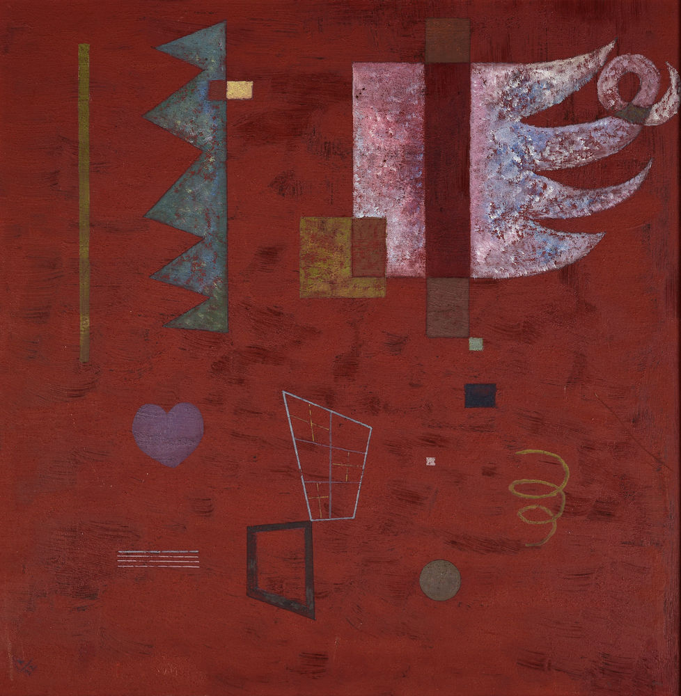 Reproduction du tableau « Éloignement à froid - Vassily Kandinsky » par Alpha Reproduction en peinture à l’huile