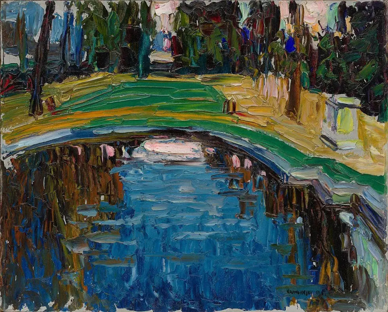 Dam i parken - Vassily Kandinsky