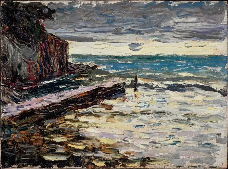 Reproduction du tableau « Rapallo, mer orageuse - Vassily Kandinsky » par Alpha Reproduction en peinture à l’huile