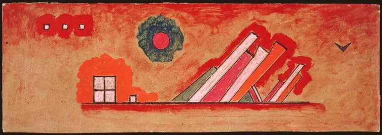 Reproduction du tableau « Sans titre - Vassily Kandinsky » par Alpha Reproduction en peinture à l’huile