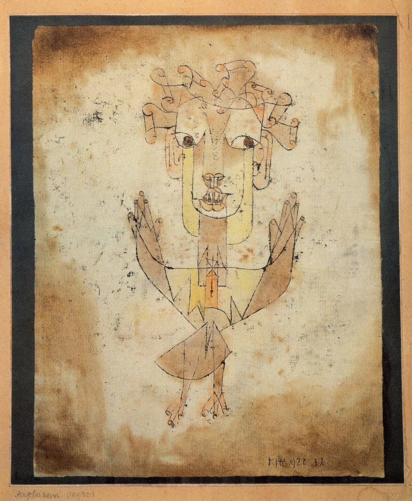 Angelus Novus - Paul Klee - Alpha Reproduction
