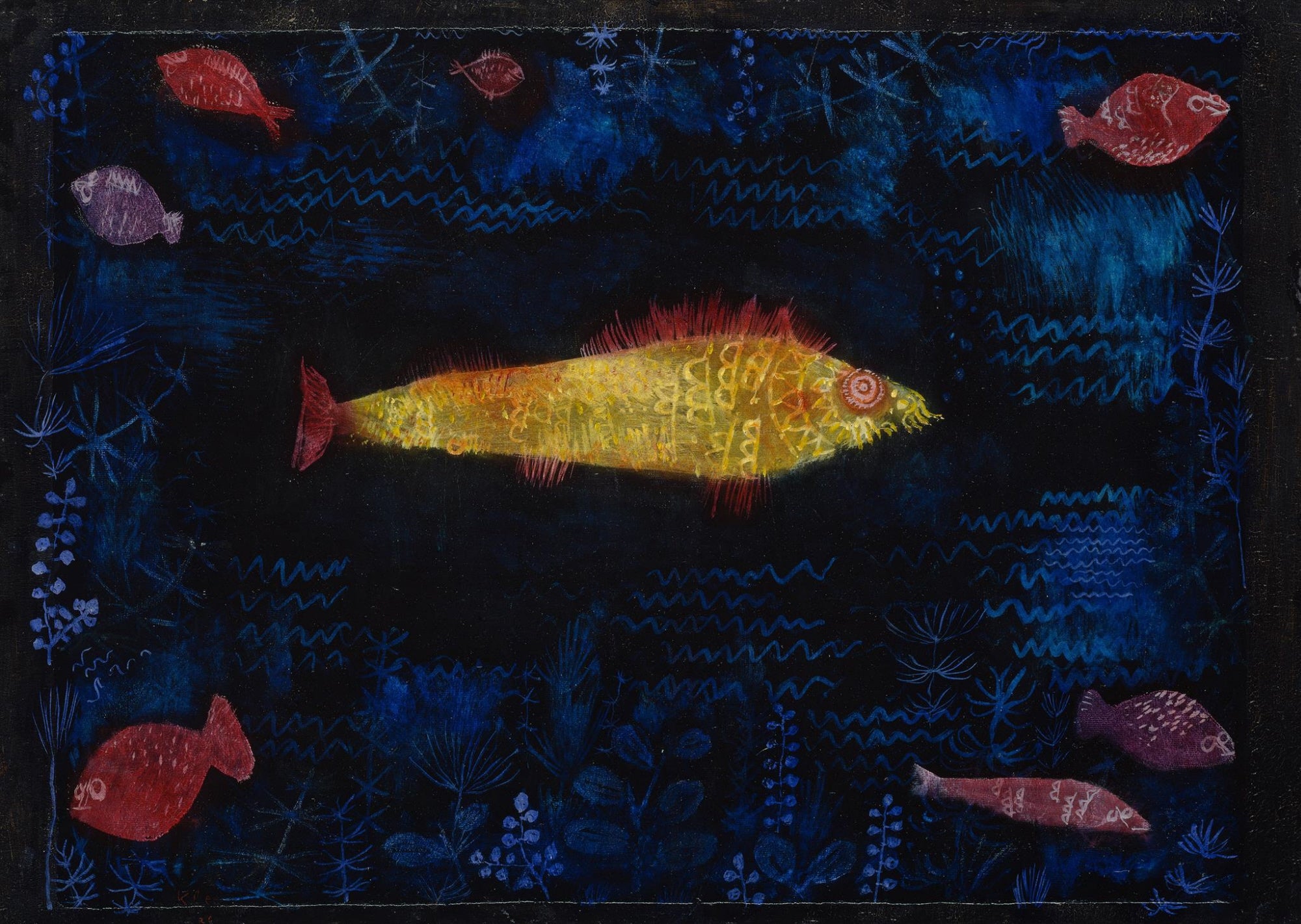 Den røde fisk - Paul Klee
