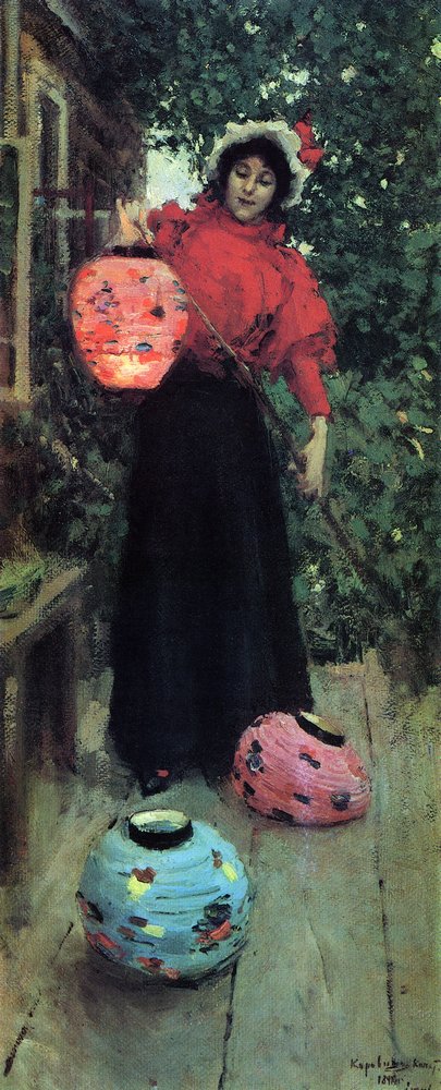 Lanternes en papier - Konstantin Korovin