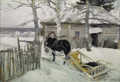 En hiver - Konstantin Korovin