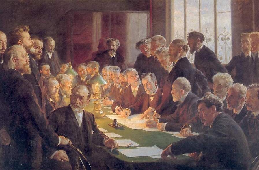Komitéen for den franske kunstudstilling i København 1888 - Peder Severin Krøyer