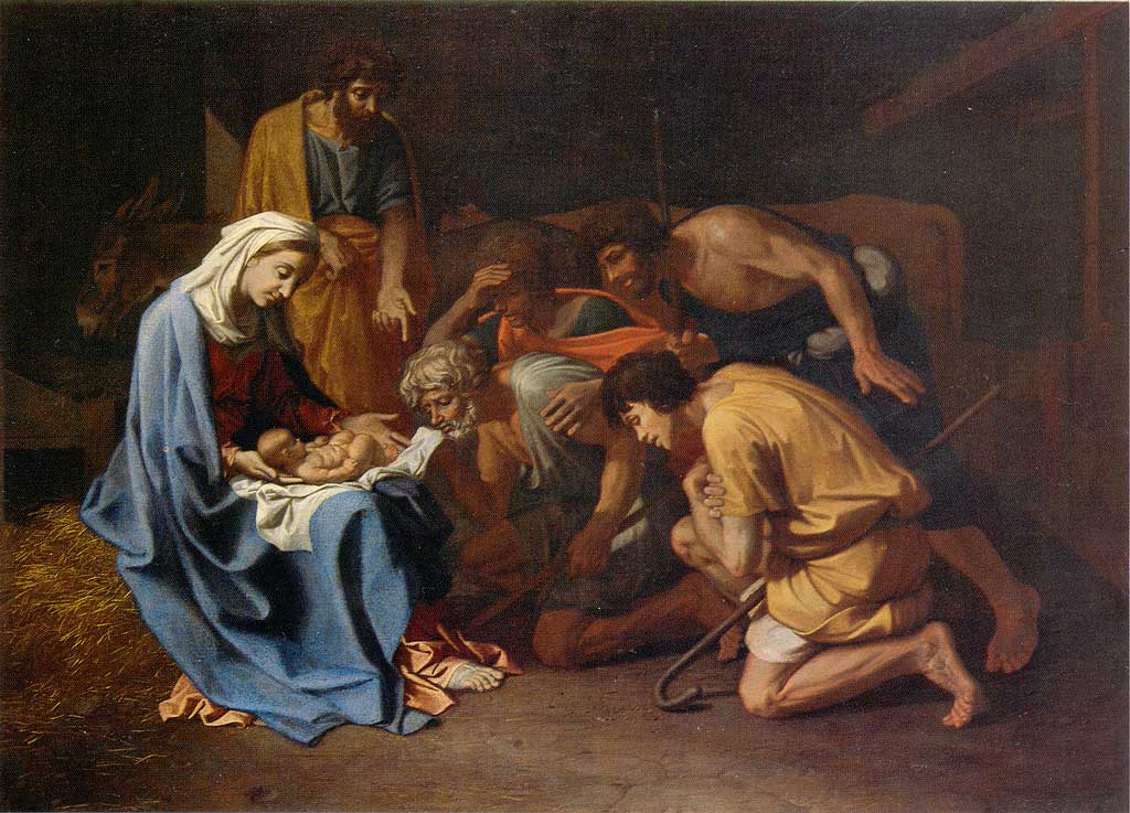 L'Adoration des bergers - Nicolas Poussin