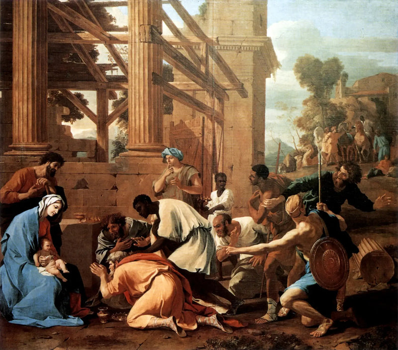 Magernes tilbedelse - Nicolas Poussin