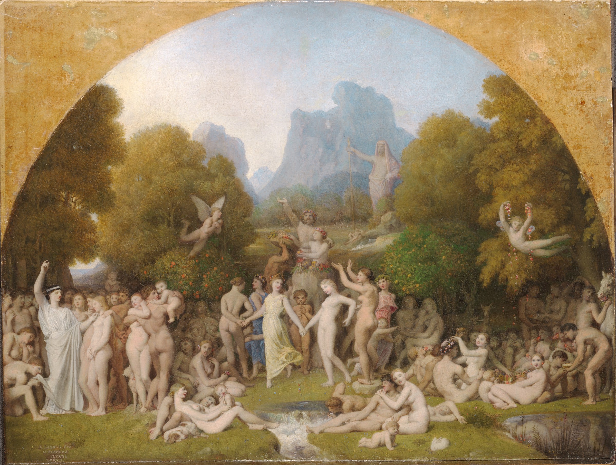 Den gyldne alder - Jean-Auguste-Dominique Ingres