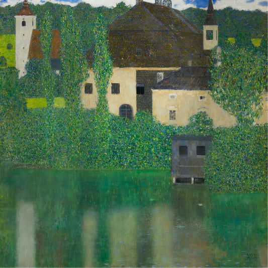 🏡🌿 Det Lukkede Værelse ved Attersee – Gustav Klimt (1902)