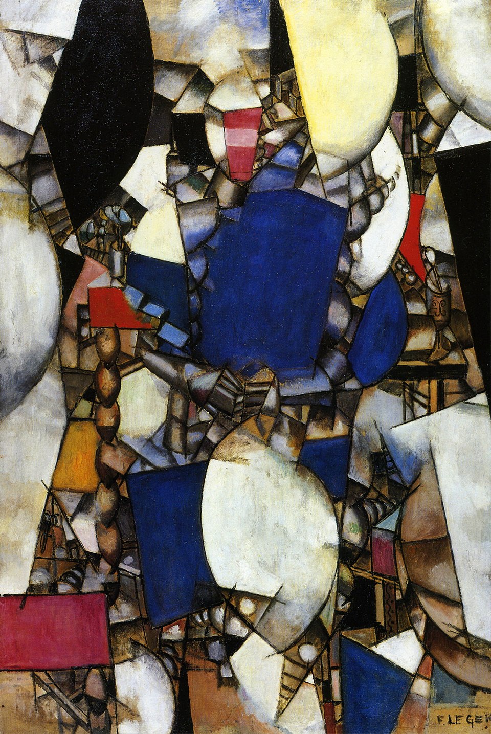 La Femme en bleu – Fernand Léger (1912–1913)