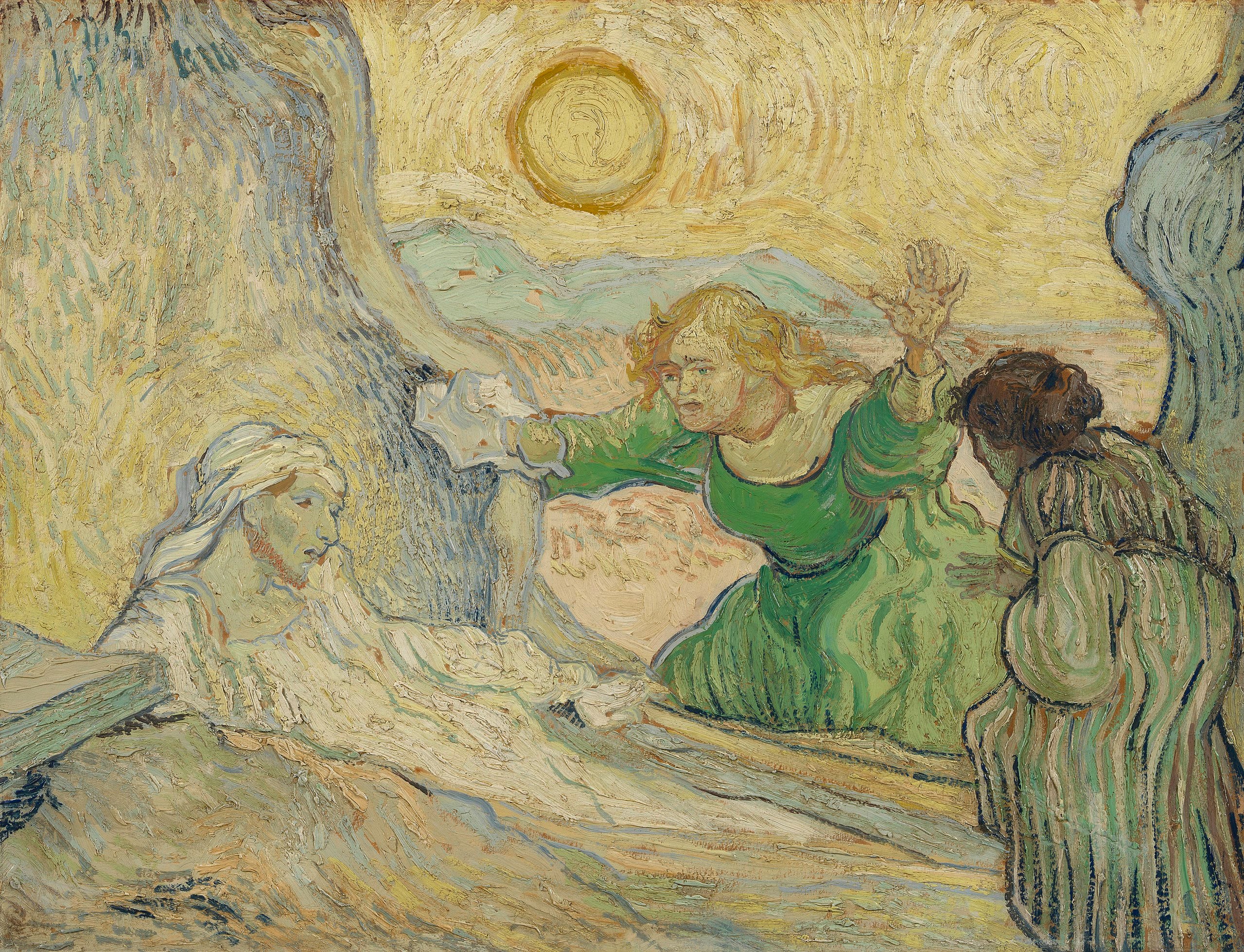 Opstandelsen af Lazarus - Vincent van Gogh