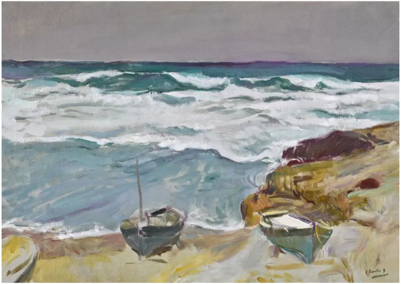 La Caleta Strand, Malaga - Joaquín Sorolla