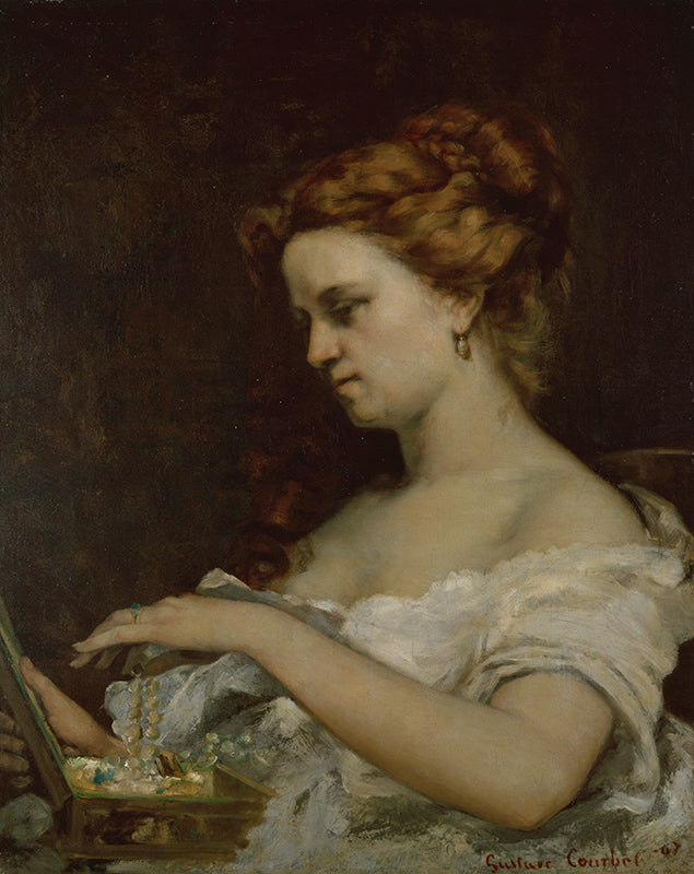 La Dame aux bijoux - Gustave Courbet