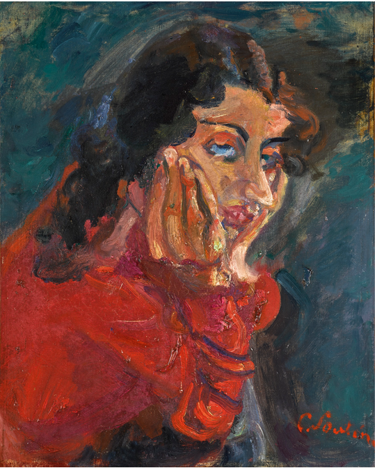 LA FEMME ACCOUDÉE - Chaim Soutine