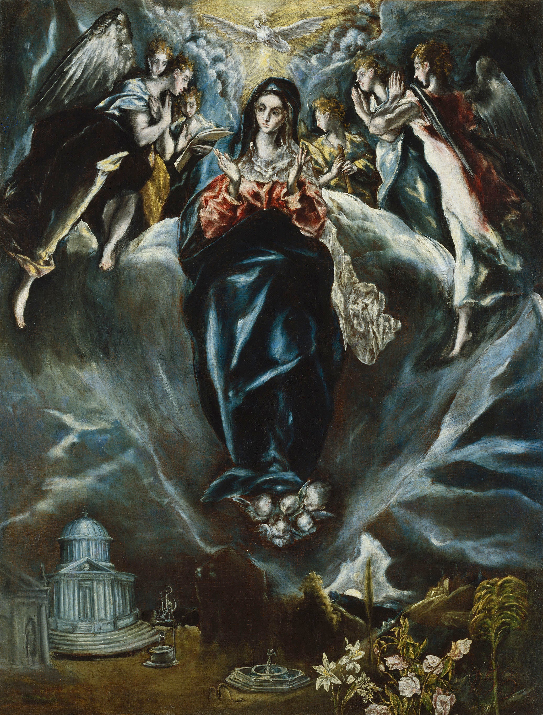 Ubesmittede Undfangelse - El Greco
