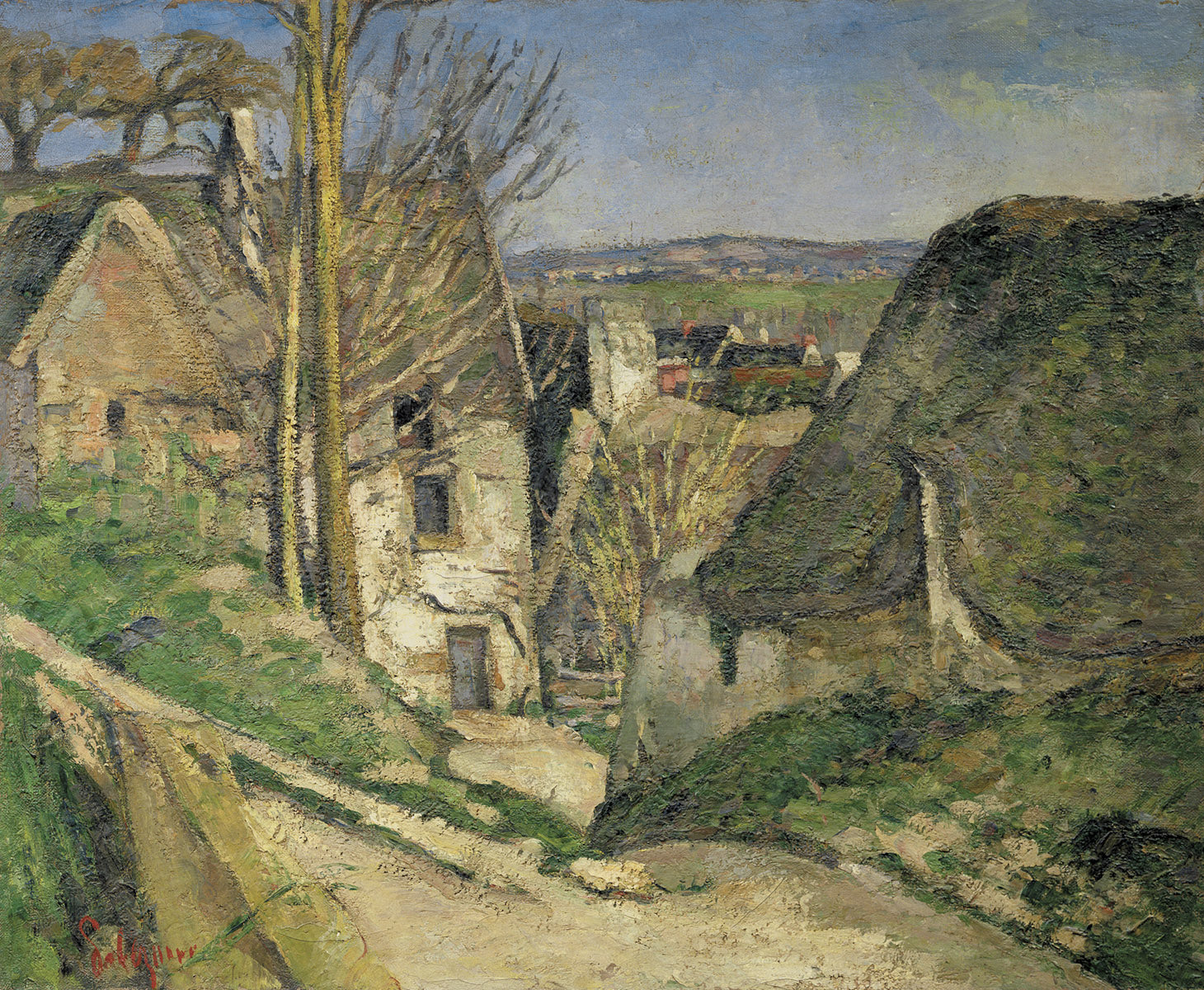Reproduction du tableau « La Maison du pendu - Paul Cézanne » par Alpha Reproduction en peinture à l’huile