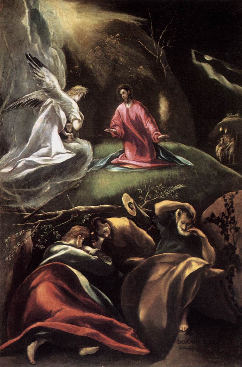 Agonien i oliventræets have - El Greco