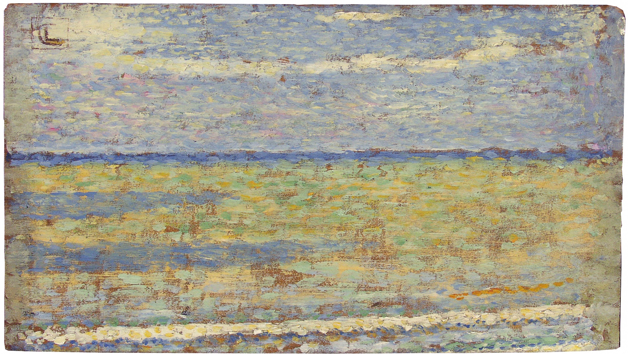 Kysten ved Heyst, faldende tide - Georges Lemmen