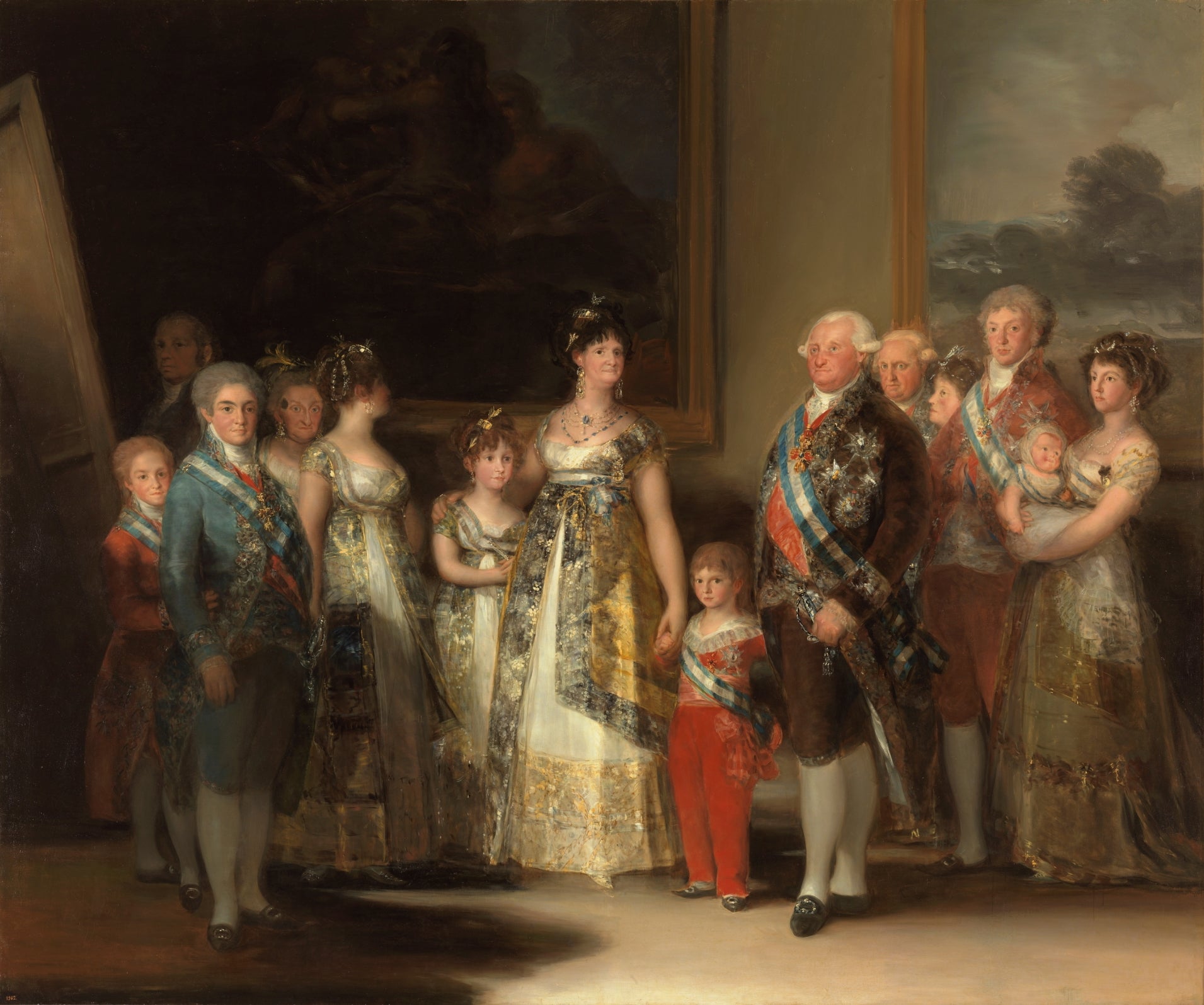 Reproduction du tableau « La Famille de Charles IV - Francisco de Goya » par Alpha Reproduction en peinture à l’huile