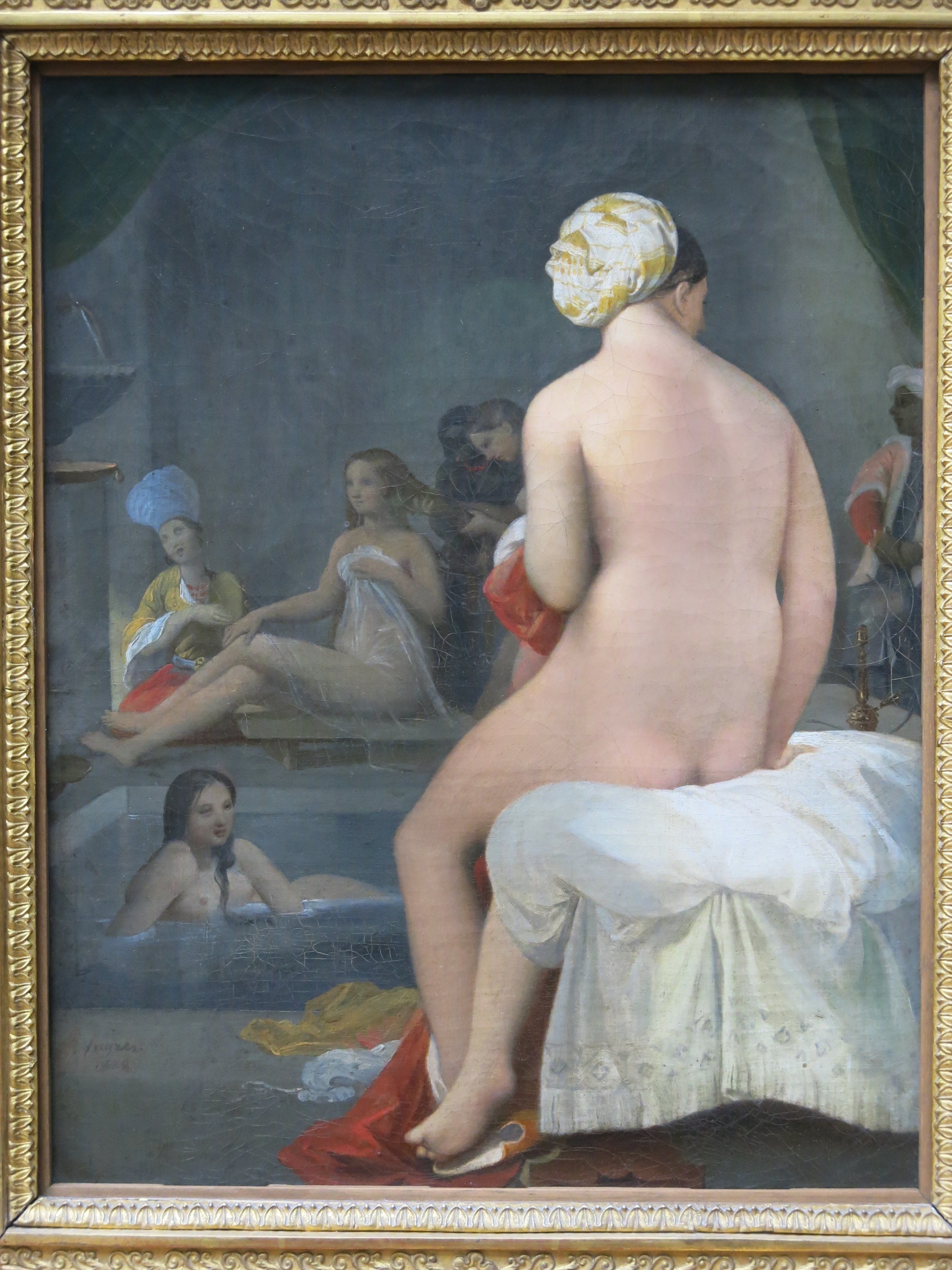 Den Lille Badende; Haremets Indre - Jean-Auguste-Dominique Ingres
