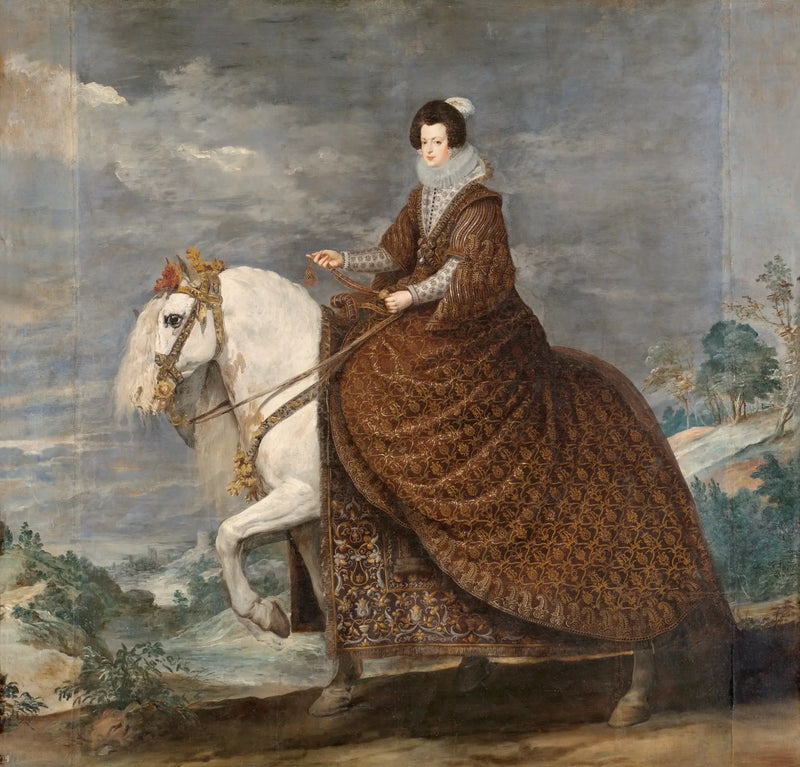 La Reine Isabelle de France à cheval - Diego Velázquez