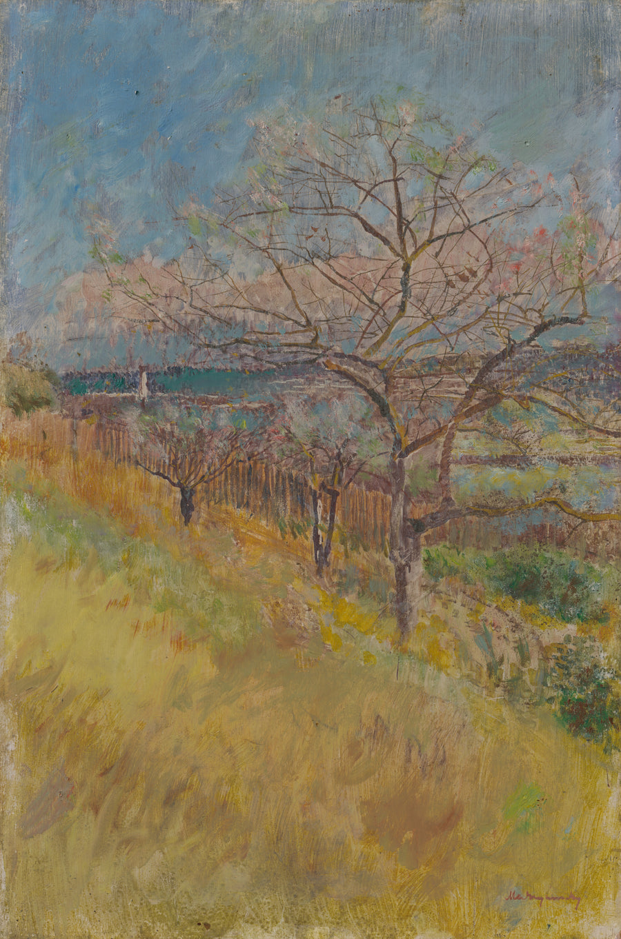 Vallée aux arbres en fleurs – László Mednyánszky