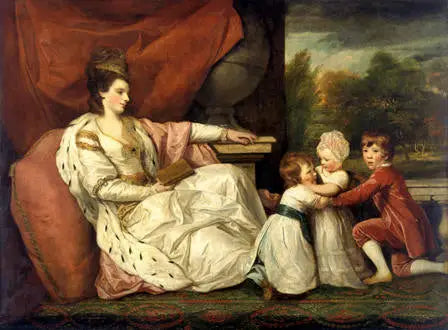 Charlotte (Grenville), Lady Williams-Wynn (1754-1830) og hendes børn - Joshua Reynolds