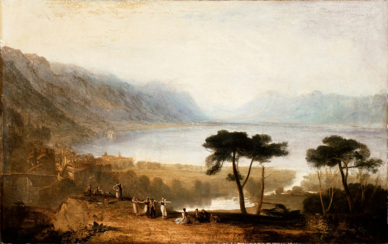 Genevesøen fra Montreux - J. M. W. Turner