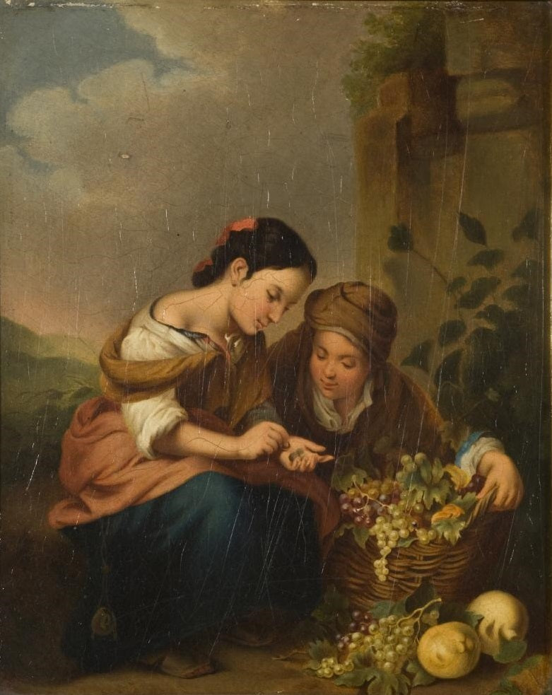 Piger, der tæller mønter - Bartolomé Esteban Murillo
