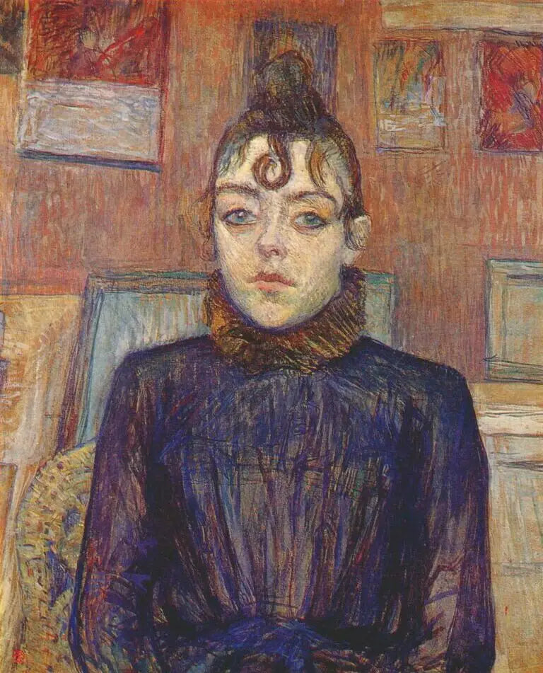 Pige med Lovelock - Henri de Toulouse-Lautrec