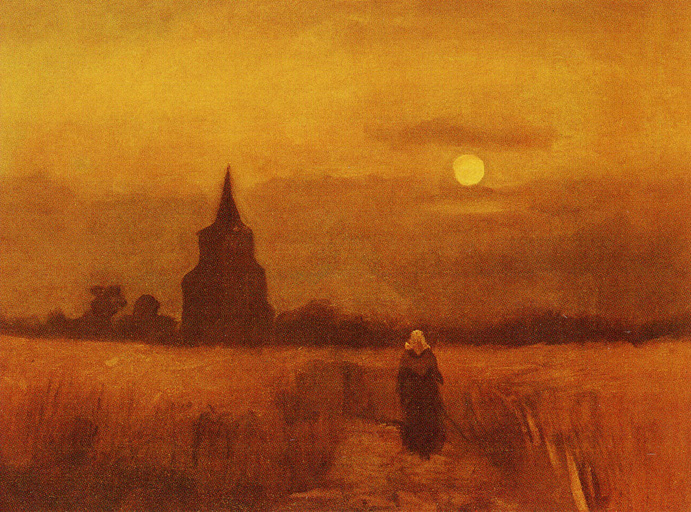 Den gamle kirkegårdstårn i Nuenen - Van Gogh