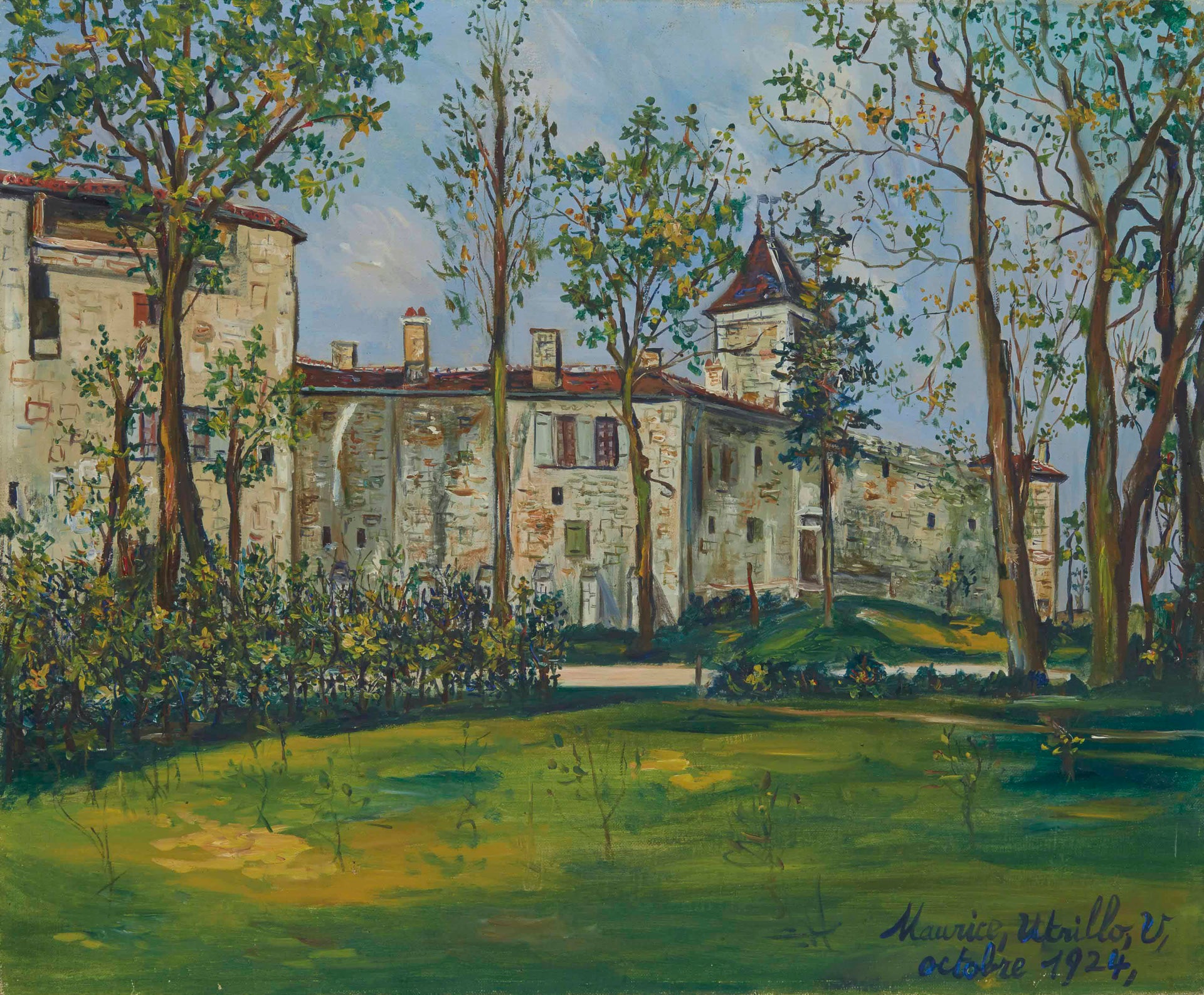 Le Château de Saint-Bernard - Maurice Utrillo