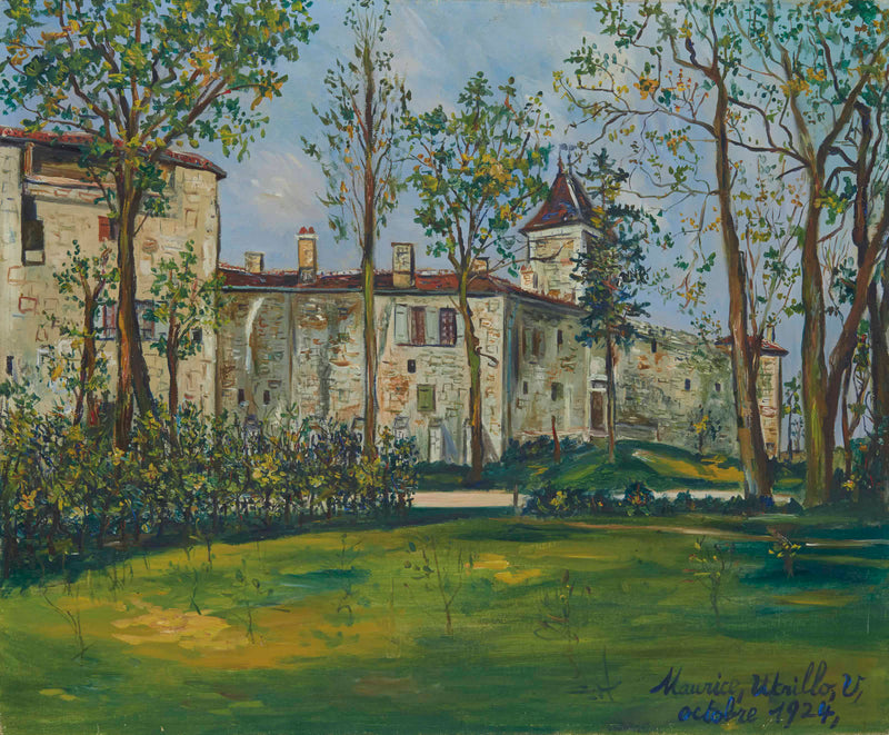 Le Château de Saint-Bernard (1924) - Maurice Utrillo