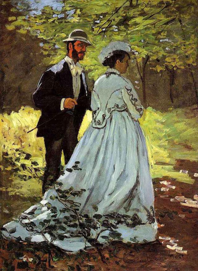 🚶‍♀️ De Spadserende – Claude Monet (omkring 1870)