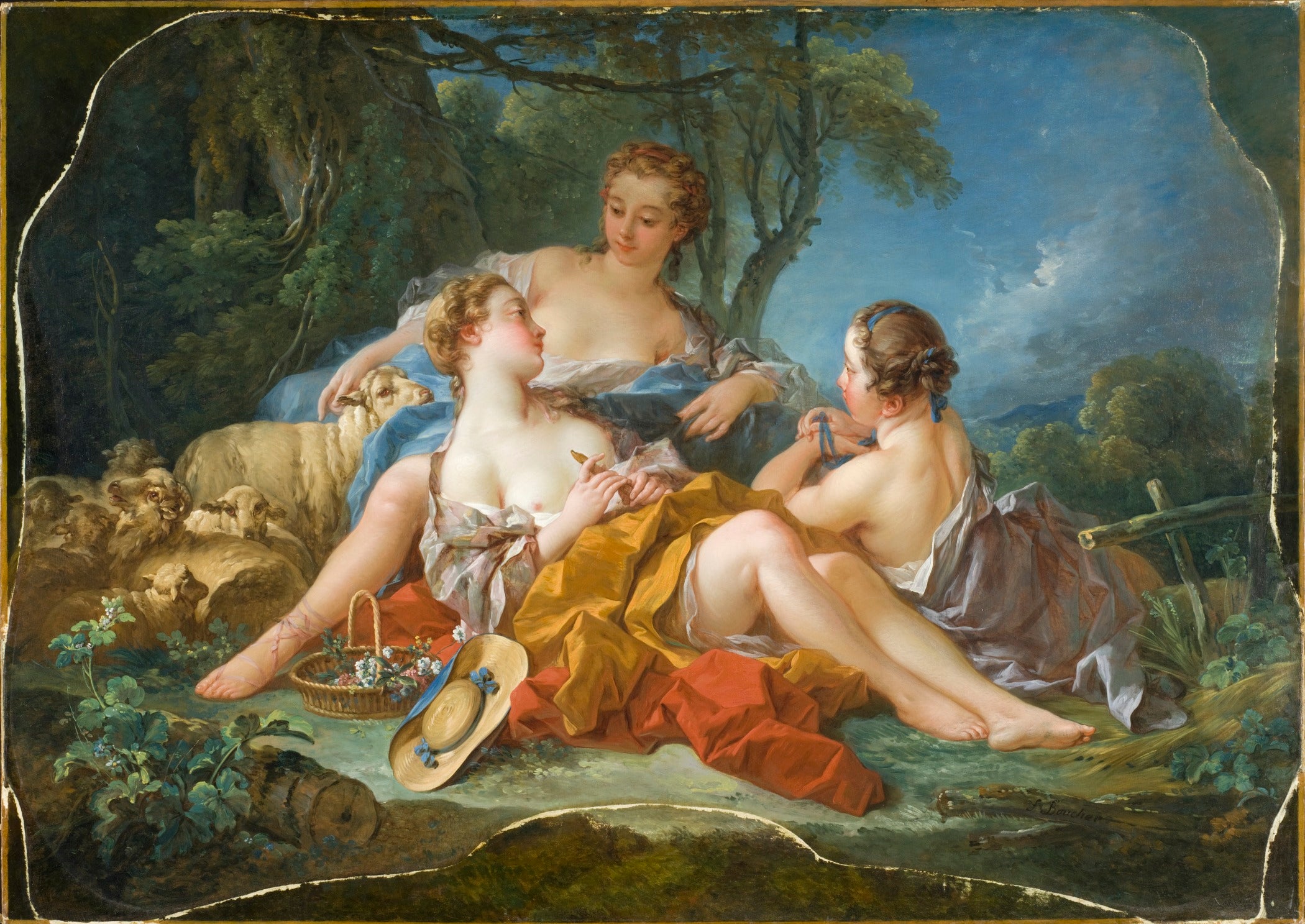 Les Confidences Pastorales - François Boucher
