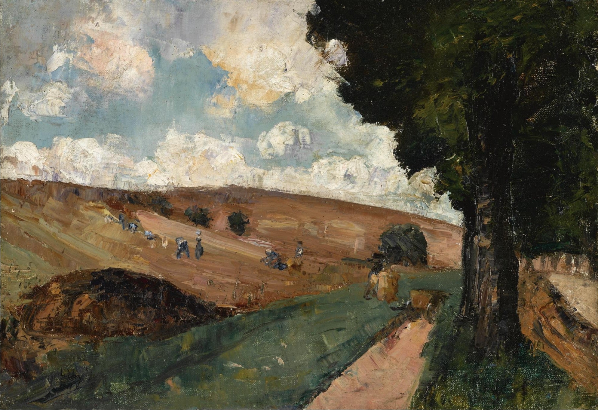Ouvriers agricoles en Thuringe - Lesser Ury