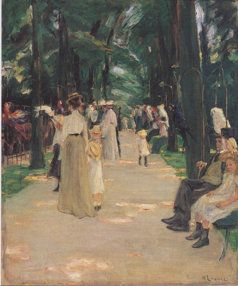 Papegøjealleen - Max Liebermann