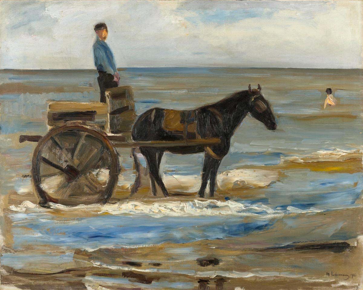 Redningsmandens vogn - Max Liebermann