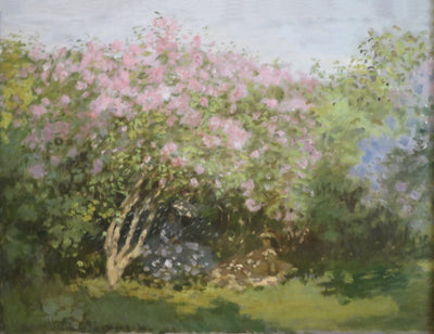 Lilas i solen - Claude Monet