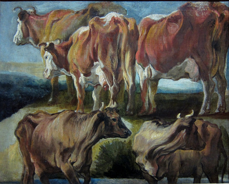 Étude de cinq vaches - Jacob Jordaens1