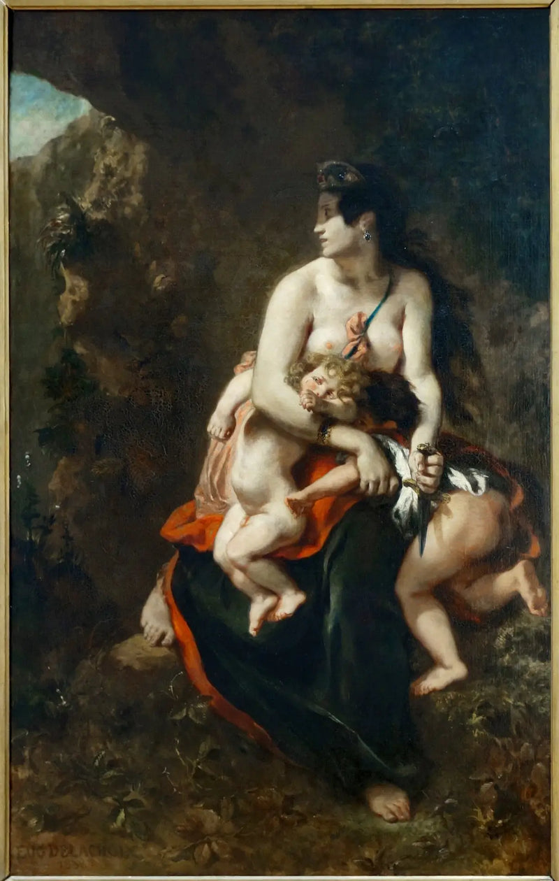 Medea rasende - Eugène Delacroix