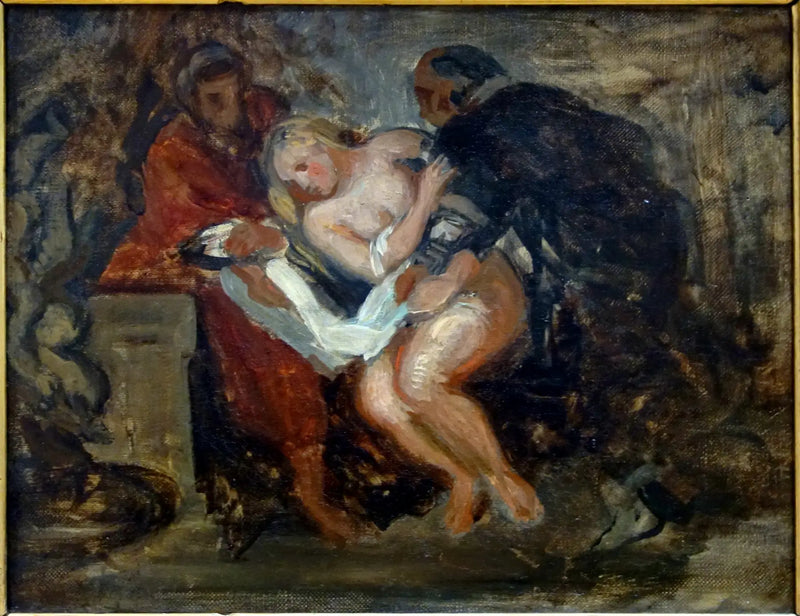 Den kysk Suzanne - Eugène Delacroix
