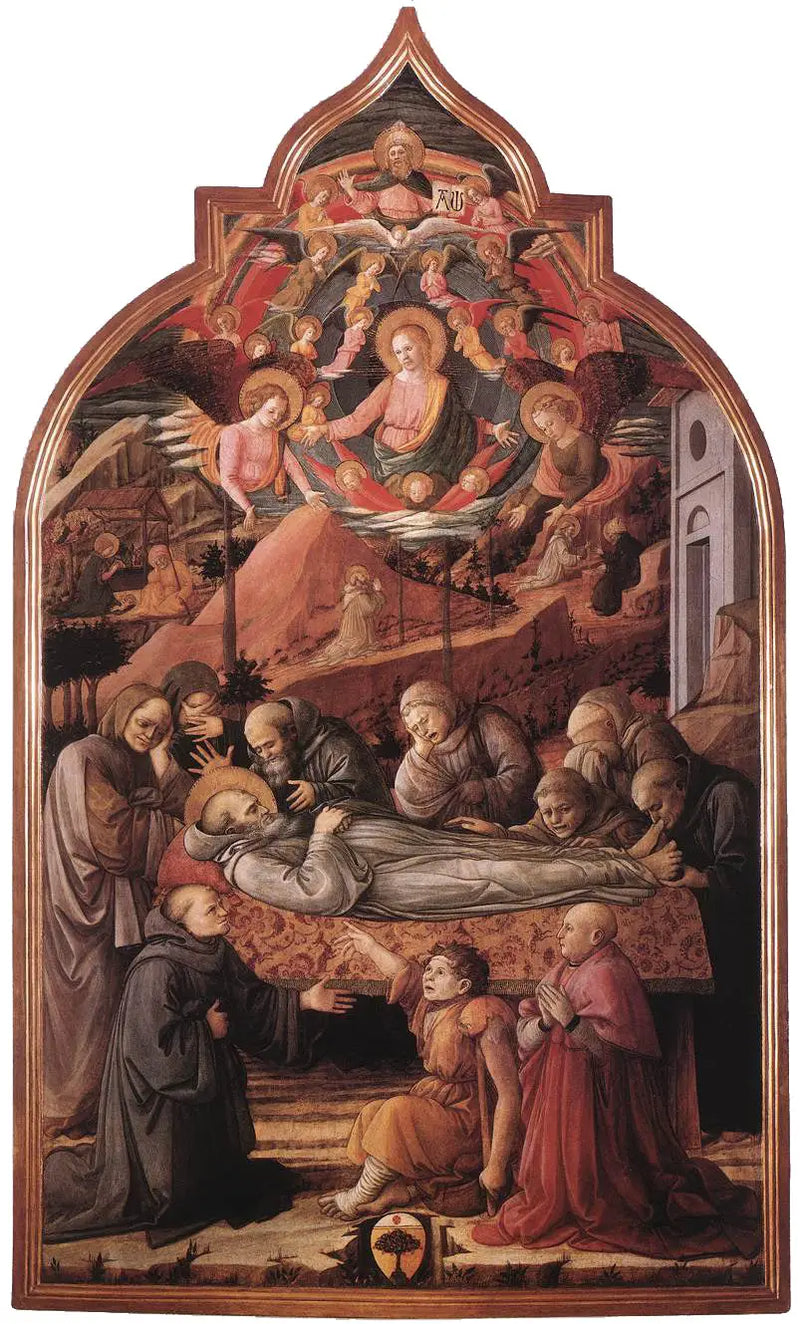Begravelse af Sankt Jerome - Fra Filippo Lippi