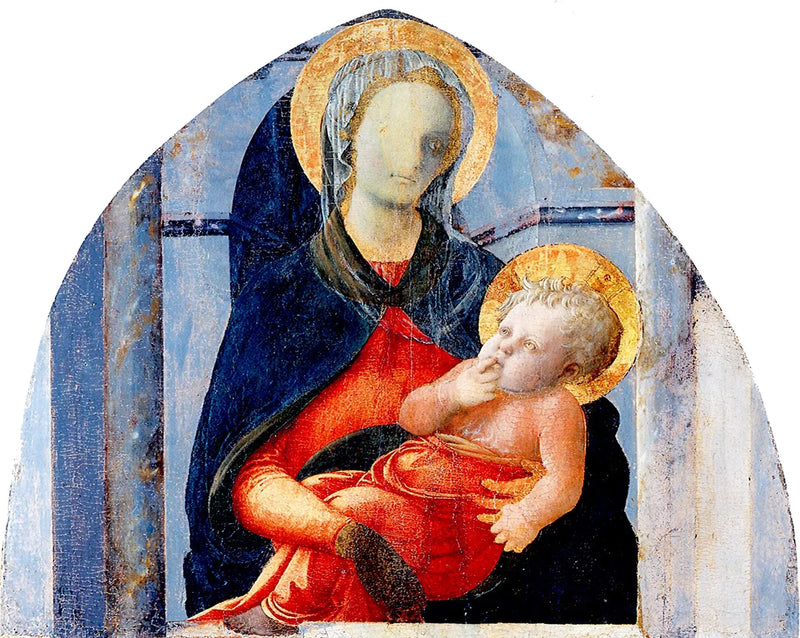 Jomfru med barnet - Fra Filippo Lippi