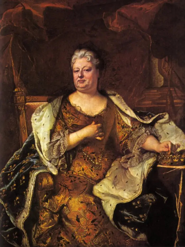 Portræt af Elisabeth Charlotte af Orléans - Hyacinthe Rigaud