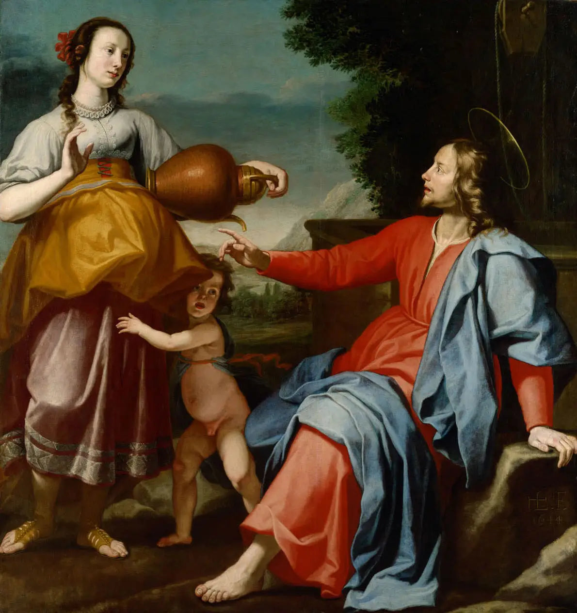 Le Christ et la Samaritaine - Lorenzo Lippi - Alpha Reproduction